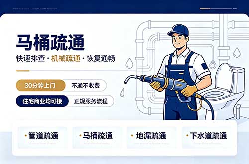 龙滚马桶疏通
