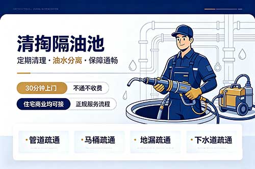 龙滚清掏隔油池